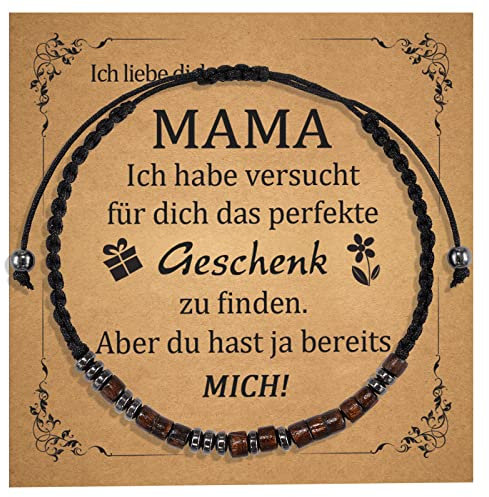 CheersLife Morse Code Armband für Mama, Mama Armband Geschenk,Muttertagsgeschenk für Mama,Muttertagsgeschenke für Mama,Muttertag Geschenk für Mutter,Mama Kreative Geburtstag