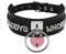 paloli Black Heart Padlock O-ring Choker Necklace for Women, Punk Gothic Letter Leather Collar Pink padlock Cosplay Jewelries (DADDY)