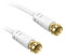 Ekon cavo satellite, connettori tipo F, maschio maschio, 10 metri, 110dB, connettori dorati, antipiega, per TV, smart TV, decoder, digitale terrestre