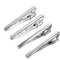 RunootPR Krawattenklammer Silber 4-teiliges Krawattenklammern Set für Herren Normale Hochzeit Krawatten