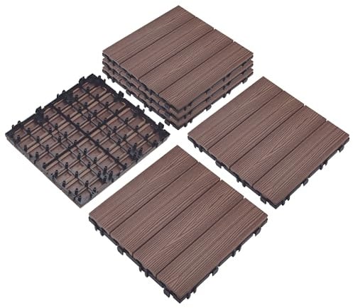 Design House Quadratische Deckfliesen, Russet Canyon, 30,5 x 30,5 cm, 6 Stück