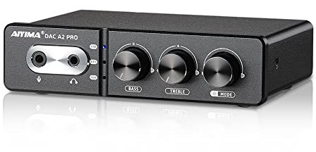 AIYIMA DACA2 PRO Gaming DAC Kopfhörerverstärker Hub USB Mini Stereo Hi-Fi Decoder Optisch/Koaxial zu RCA/3,5 MM AUX für PS5 Desktop Gaming