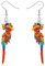 DOWAY Cute Acryl Ara Papagei Ohrringe Anhänger Anhänger Vogel Charms Hawaii Deko für Damen Mädchen Sommer Tiere Schmuck Geschenke (Hawaii C)