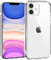 TENOC Phone Case Compatible with iPhone 11, Clear Case Non-Yellowing Protective Bumper Hard Back Cover for 6.1 Inch