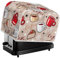 Kuiaobaty Coffee Cake Pattern 2/4 Slice Toaster Dust Cover, Bread Machine Cover Dust Protection