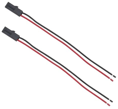 YINETTECH 2pcs 2 Pin High Level Brake Light Connector High Level Stop Lamp Connector for Car Brake Light Connector Plug Wiring Harness Compatible with VW Transporter T5 T6