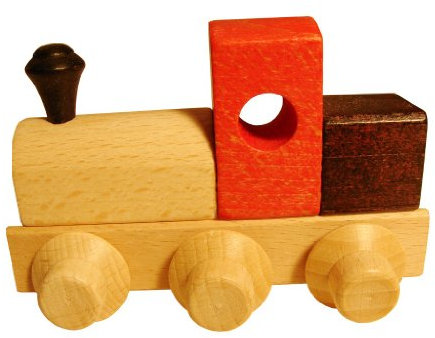 spielgezeug DREWA Zug-Laufteil für Kugelbahn 2