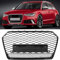 KAROB Auto Front Kühlergrille für A-udi A6 S6 C7 2015-2018, Kühler Grill Kühlergrill Sport Stil Autoersatzteile Dauerhaft