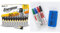Energizer AA Batteries, Alkaline Power, 32 Pack, Double A Battery Pack - Amazon Exclusive & ANSIO Dry Wipe Whiteboard Marker Pen Set with Magnetic Eraser, White board pens, Magnetic eraser