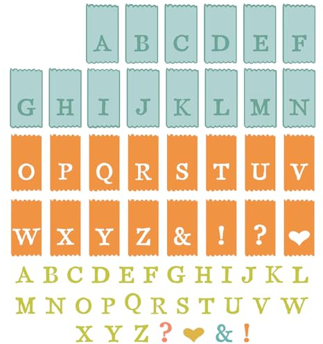Sizzix 49 and Market Stempel mit Rahmen, A5, transparent