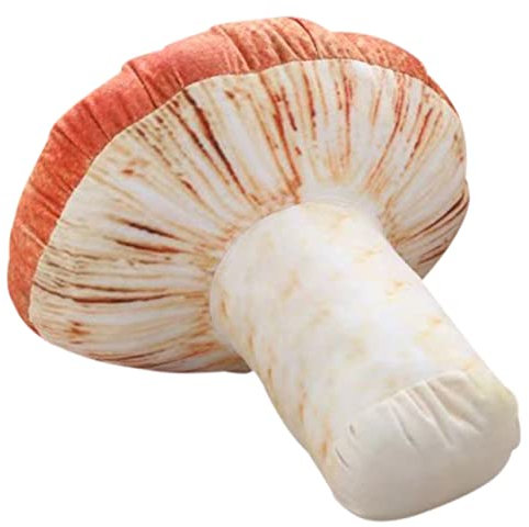 ibasenice Pilz Kissen lustig Plüsch Pilzdekor pilz kinderzimmer Körperkissen Tassen büro Dekoration Office Decoration spielzeuge kopfkissen Pilz-Wurfkissen gefüllter Pilz PP Baumwolle