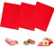 Caiyloxn Lot de 3 tapis de cuisson en silicone antidérapant 30 x 25 cm pour la cuisson, la pâtisserie, les biscuits