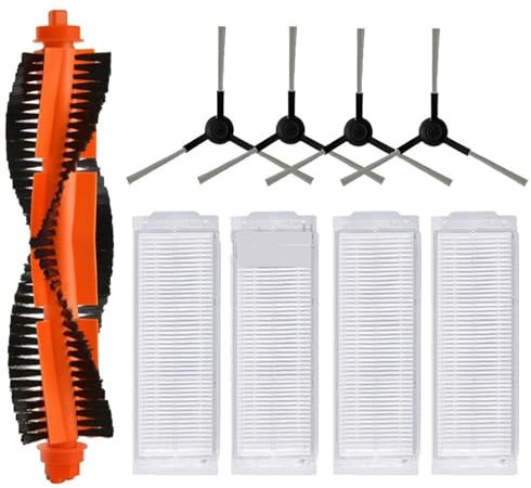 JOVERI For Xiaomi, Robot Vacuum S10 Accessori Aspirapolvere Pezzi di ricambio Sostituzione Spazzola principale Filtro Hepa Panno for mop Kit robot aspirapolvere(MT)