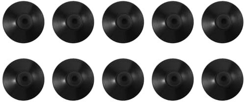 Losueeun 10 X Schwarz Gummi 27Mm Saugnapf Clip Saugnapf für Aquarium Pumpe