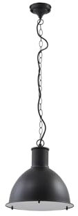 Lindby Außenleuchte Luciane (spritzwassergeschützt in Schwarz aus Aluminium (1 flammig, E27) - Pendelleuchte außen