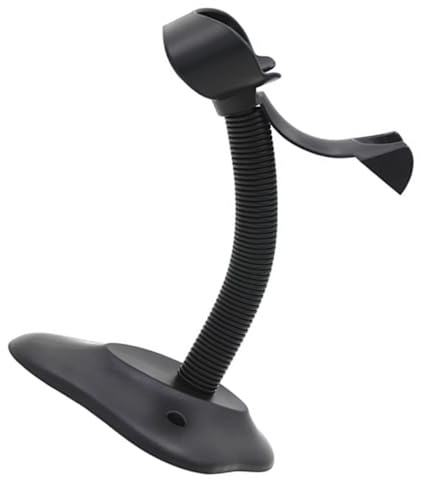NUOBESTY 2St Haltegestell für Barcode-Scanner Handscanner Halterung Scannerhalter Scanner Aufsatz tragbare Halterung Lichter Halter für Handlesegeräte praktischer Scannerständer pp Black