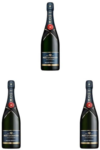 Moët & Chandon Nectar Impérial Champagne, 75cl (Pack of 3)