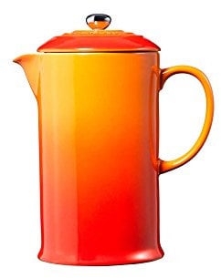 Le Creuset Kaffeebereiter aus Steinzeug, 1 L, Ofenrot, 91028200090000