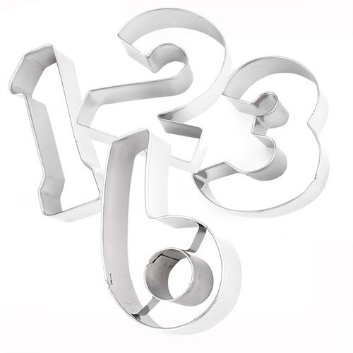 Stainless Steel Cookie Cutter Number 6 Or 9