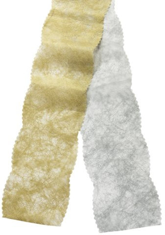 Crea Pop 15 m Tischband Wellenvlies Vlies 14 cm Silber Hochzeit 0,40 €/m
