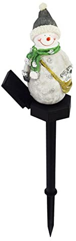 Luckxing LED Solarleuchten Wegeleuchten Weihnachtsmann Solar Gartenstecker Weihnachten Beleuchtet, Weihnachtsmann Figur Garten Solarlampen Beleuchtung Weihnachtsdeko Lampe Für Outdoor