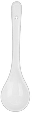 Holst Porzellan KPL 114 Löffel 14,5 cm geschwungene Form, weiß, 6 Einheiten