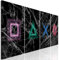 murando – Leinwand mehrtlge Bilder Set für Gamers Spielkonsole Vlies Leinwandbild 4 tlg 160x60 cm Kunstdruck Wohnzimmer Wandbilder XXL Gamingzimmer Wanddekoration Gaming Deko Jugendzimmer Wand Bild