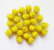 YYCRAFT Glitzer-Bommeln mit Lametta, 15 mm, Gelb, 200 Stück