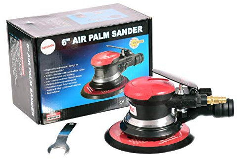 Vacuum-Ready Air Random Orbit Orbital Sander 150mm Pneumatic 6