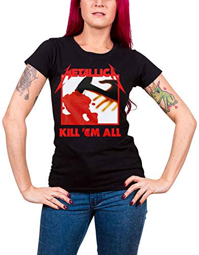 Metallica Kill EM All Tracks (Black) GirlieTS XL