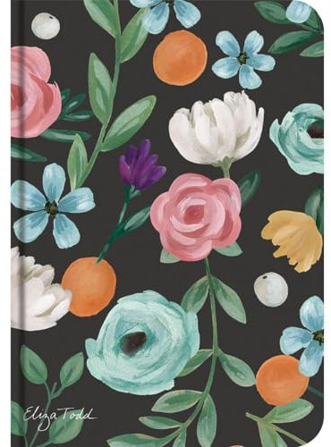 LANG 6440006 Tagebuch mit Blumenmuster
