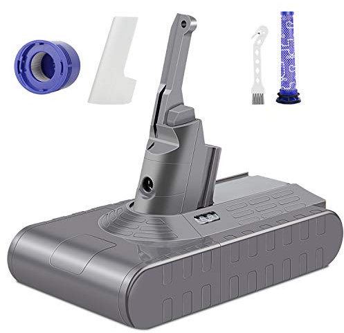 ARyee V8 Batterie pour Dyson V8 Fluffy Animal Absolute Cord-Free Aspirateur (Compris 1pcs Brosse, 1pcs pré Filtre et 1pcs Post Filtre)