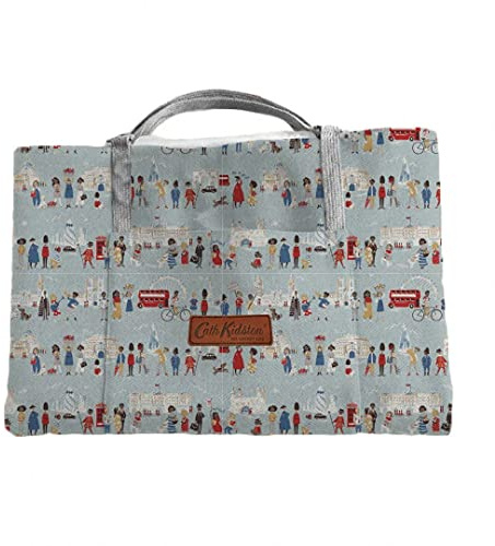 Cath Kidston Dog Travel Blanket, Foldable Machine Washable Pet Blanket, London Print Blanket - 100x70cm