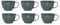 like. by Villeroy & Boch Crafted Denim 6er Set Kaffeeobertassen blau 170ml