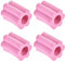 sourcing map Cup Turner Foam, 1.57 Inch Diameter Foam Inserts Pink for 3/4 Inch PVC Pipe Tumbler 4 Pcs