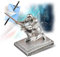 Swords and more King Arthurs Excalibur Schwert - Stahl Schwert Brieföffner mit Harz Schwert Stifthalter Ritter, Miniaturschwert, Büro Schreibtisch Zubehör Schwert Geschenk für Sammler Exklusives Set
