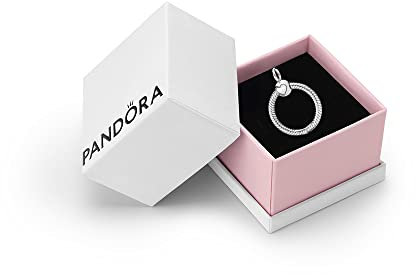 PANDORA Moments Women's Sterling Silver Small O Pendant, With Gift Box