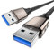 MOGOOD Typ A zu Typ A Doppelseitiges USB zu USB Kabel 5M USB 3.0 Stecker zu Stecker USB Kabel USB Extender für Datenübertragung Kompatibel mit Festplatte,Laptop,DVD Player,TV,USB 3.0 Hub