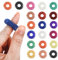 20 Stücke Massageringe für Finger Fingermassagering, Akupressur Ring, Finger Massagering/Akupressurring Finger Set für Kinder, Erwachsene, Angstpatienten, Hoher Arbeitsdruck (Mehrfarbig)