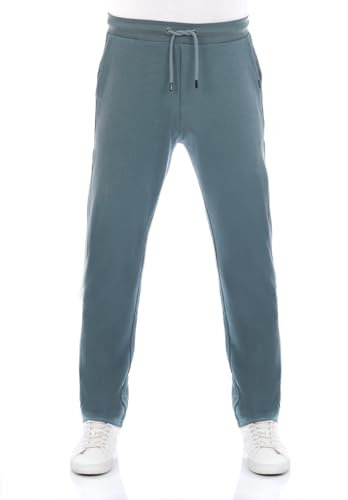 riverso Jogginghose Herren Baumwolle lang Regular Fit RIVGuido Sporthose Trainingshose Freizeithose Rot 3XL, Größe:3XL, Farbe:Turbid Blue