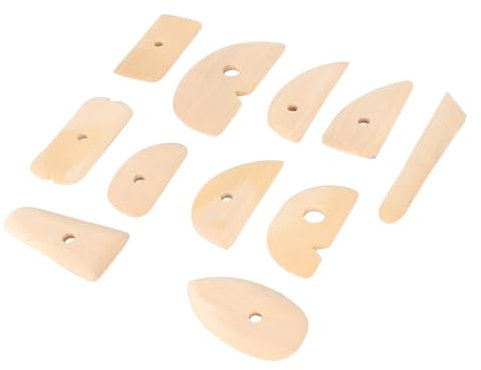 Pottery Trimming Tool Scraper Potters Scrapers Pottery Knife Logs Skeleton Knife Molds Shaper Wood Rib Ceramic Pottery Tools