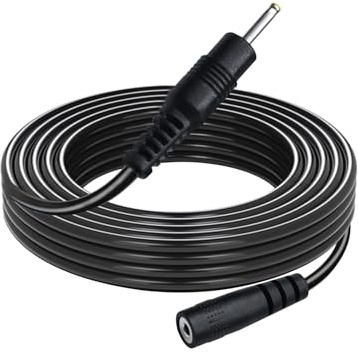 DR.WATCH Premium Quality 3/5 Meter DC Extension Lead Cable Tip Size 2.5mm*0.7mm, 3.5mm x 1.3mm - Enhance Connectivity and Extend Reach for Your DC-Powered Devices ([1Pcs] 5M-2.5mm*0.7mm)