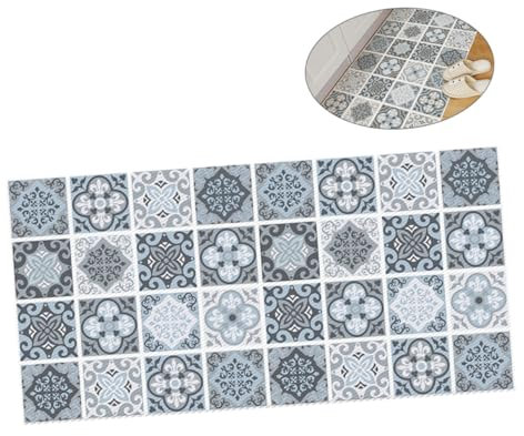 Mikikit Adesivi Per Piastrelle Cucina Bagno Ristrutturazione Pvc Finitura Lucida 120x60cm