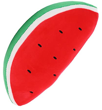 CIYODO Plüsch Kinderspielzeug Spielzeuge Bettkissen Kuscheltier Wassermelone Stoffhunde für Kinder Kissen für die Couch für Couch Deko entzückendes das Bett