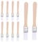 AOEVUIR 10 Pcs Borstenpinsel Set Pinsel Klein Farbe Streichen Pinsel für Farben Beizen Lacke Acrylfarbe Flachpinsel zum für das Streichen von Wänden