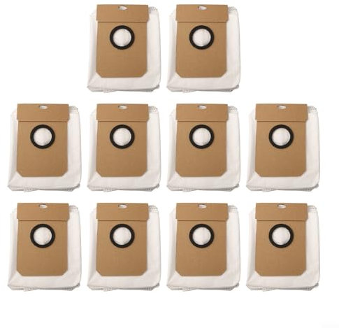 Cloudpower 10 Bolsa de polvo para Cecotec para Conga 11090 robot aspirador, reutilizable Bolsas de Vacio Respuesto para Robot Aspiradora para Conga Bolsas Recambio