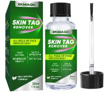 Verruche Rimozione, Verruche e Fibromi Rimozione Rapida, Soluzione Liquida 30ml per Mani, Piedi e Viso, Elimina Tag Cutanei Senza Cicatrici - Adatto a Tutti i Tipi di Pelle
