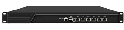 1U Rack Mount Firewall Appliance, PFSense, OPNsense, VPN, 2th Gen Core I5 2430M, 2520M, 2540M, RJ65, 6 x 2.5GbE I226-V LAN, GPIO, Console, 8G RAM, 64G SSD