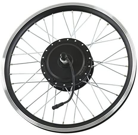RASTKY Frontantrieb 36 V 500 W Elektrofahrrad-Umrüstsatz, Bürstenloser Getriebemotor, LCD-Display für Elektroroller, Falträder – Aluminiumlegierung/ABS-Kunststoff/Metall (26 Zoll)
