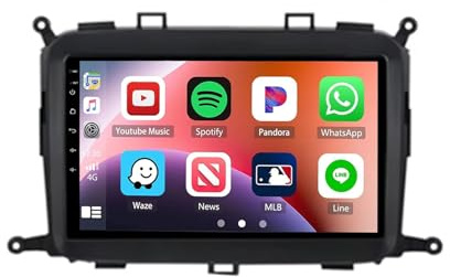 2 Din Android Radio Bluetooth per Kia Carens RP 3 III 2013-2018 9 Inches Android 15 Schermo per Auto Touch Screen Fm Am Bluetooth Usb Per, 4 Core 2G+32G